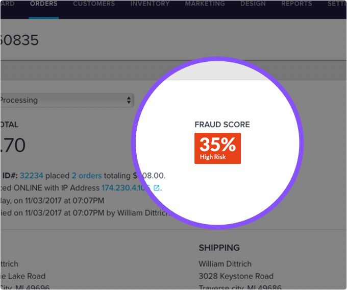 Volusion fraud score protect your customers 