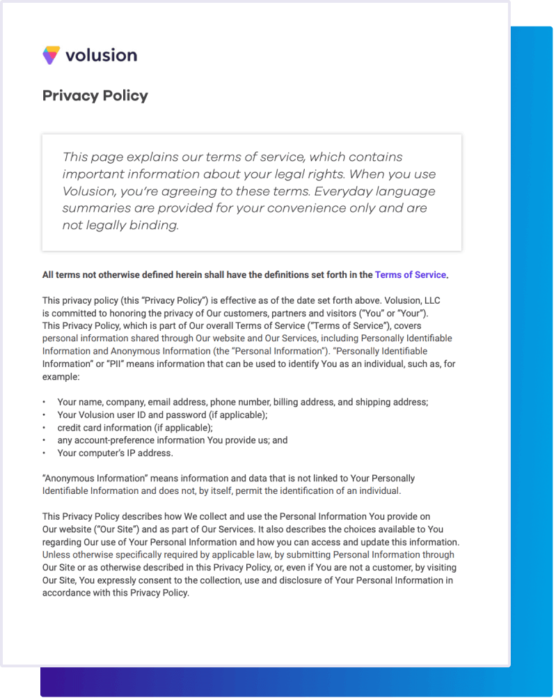 Privacy Policy