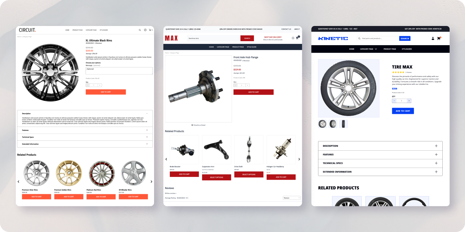 The Easiest Way to Build an Online Auto Parts Website