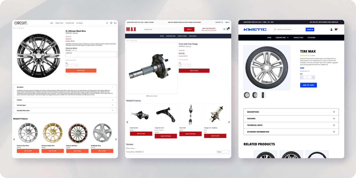 The Easiest Way to Build an Online Auto Parts Website