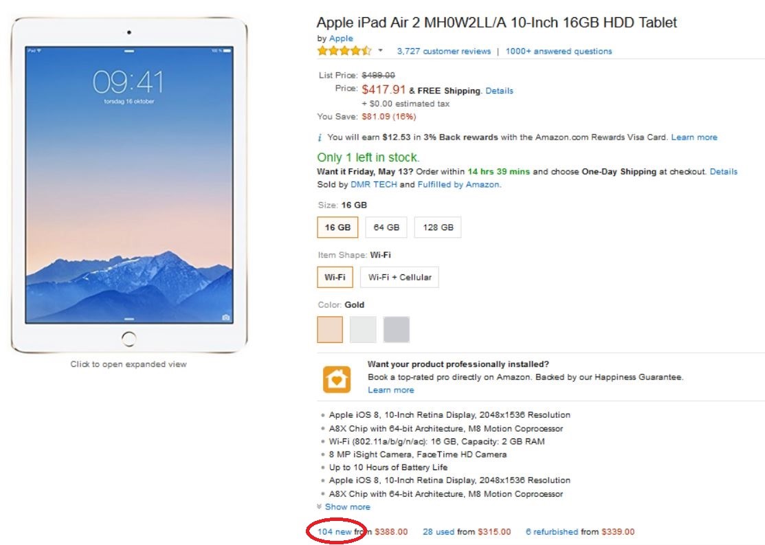 Amazon product listing screenshot