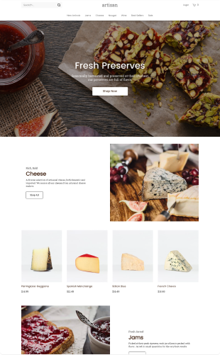 artisan theme
